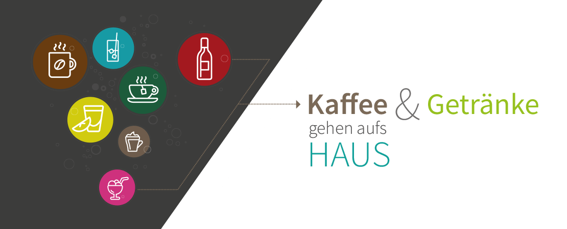 Abbildung: freie Getränke