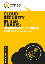 Titelbild: Whitepaper "Cloud Security in der Praxis: Herausforderungen & Best Practices"
